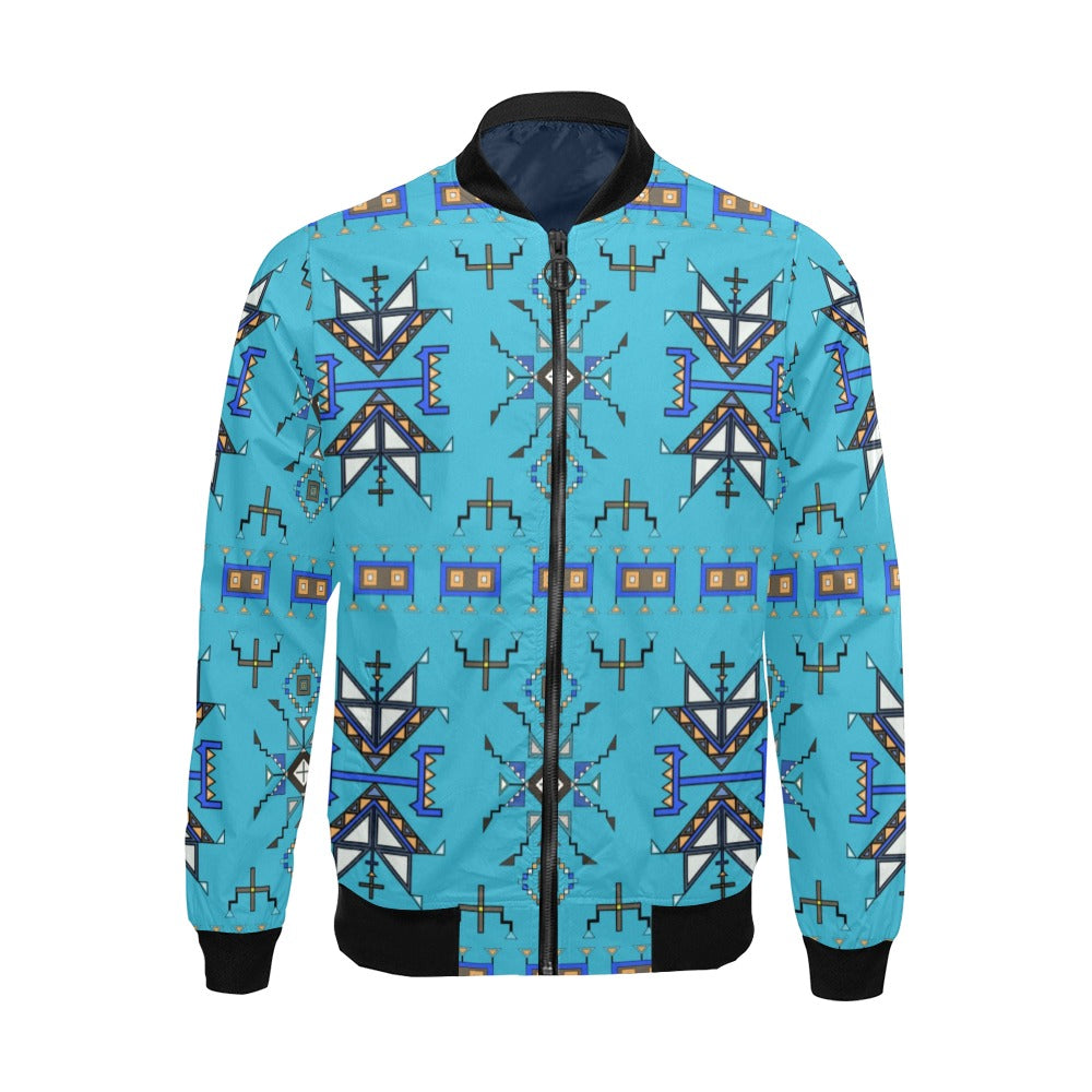 Eagle Strike Blue Bomber Jacket for Men