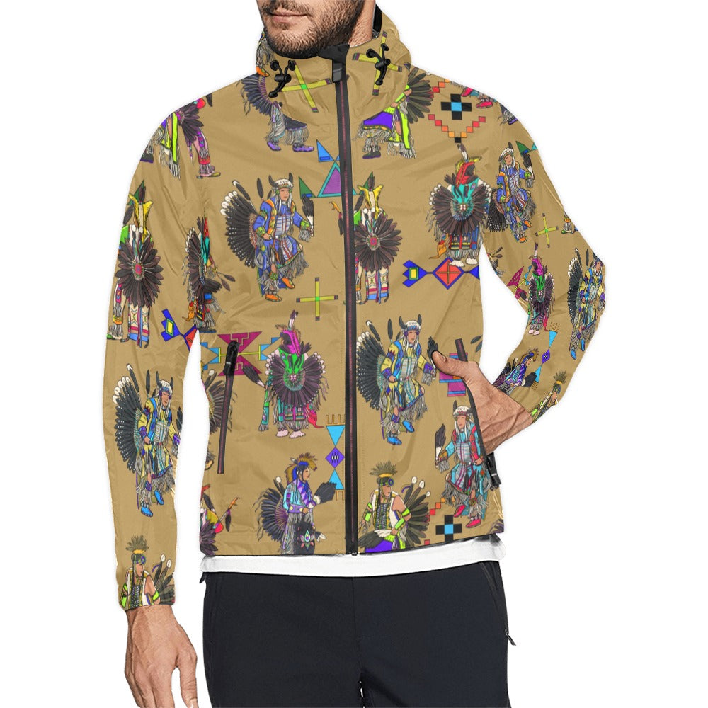 Men's Tradish Dancers Earth Men's Windbreaker