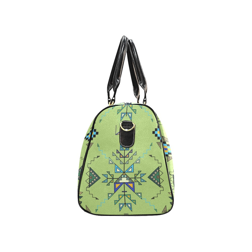 Bear Shield Green Large Travel Bag