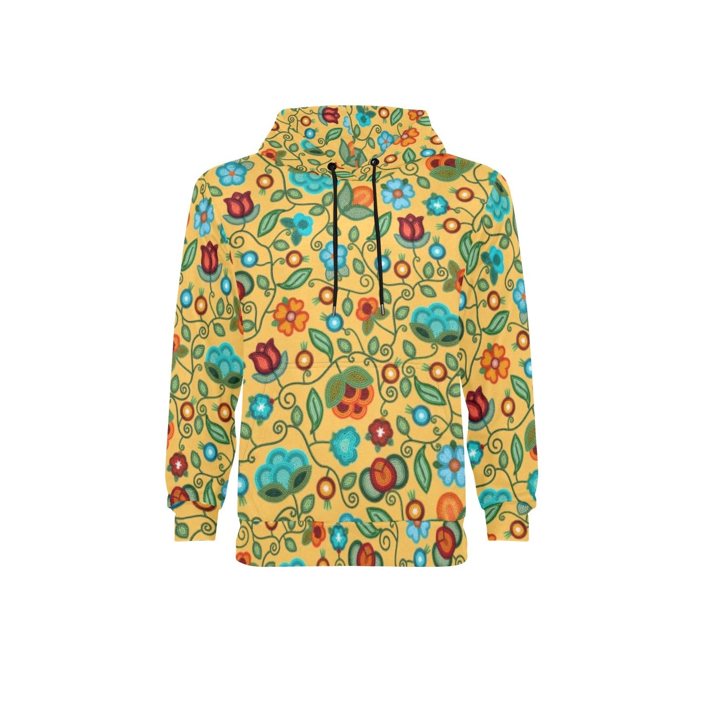 Prairie Fire Petals Honey Fleece Hoodie