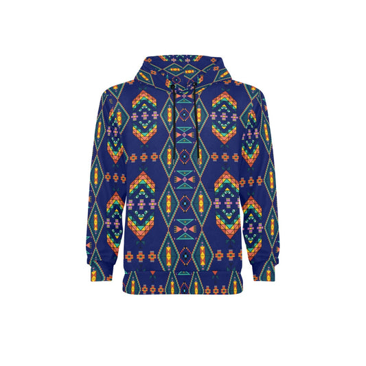 Travois Tipi Blue Fleece Hoodie