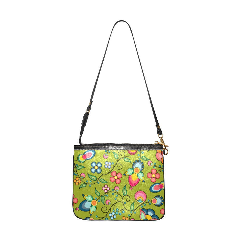 Floral Bounty Sweetgrass Small Shoulder Bag
