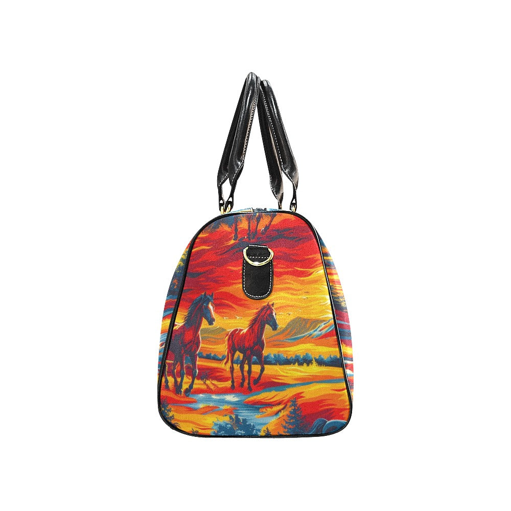 Wild Horses Large Travel Bag