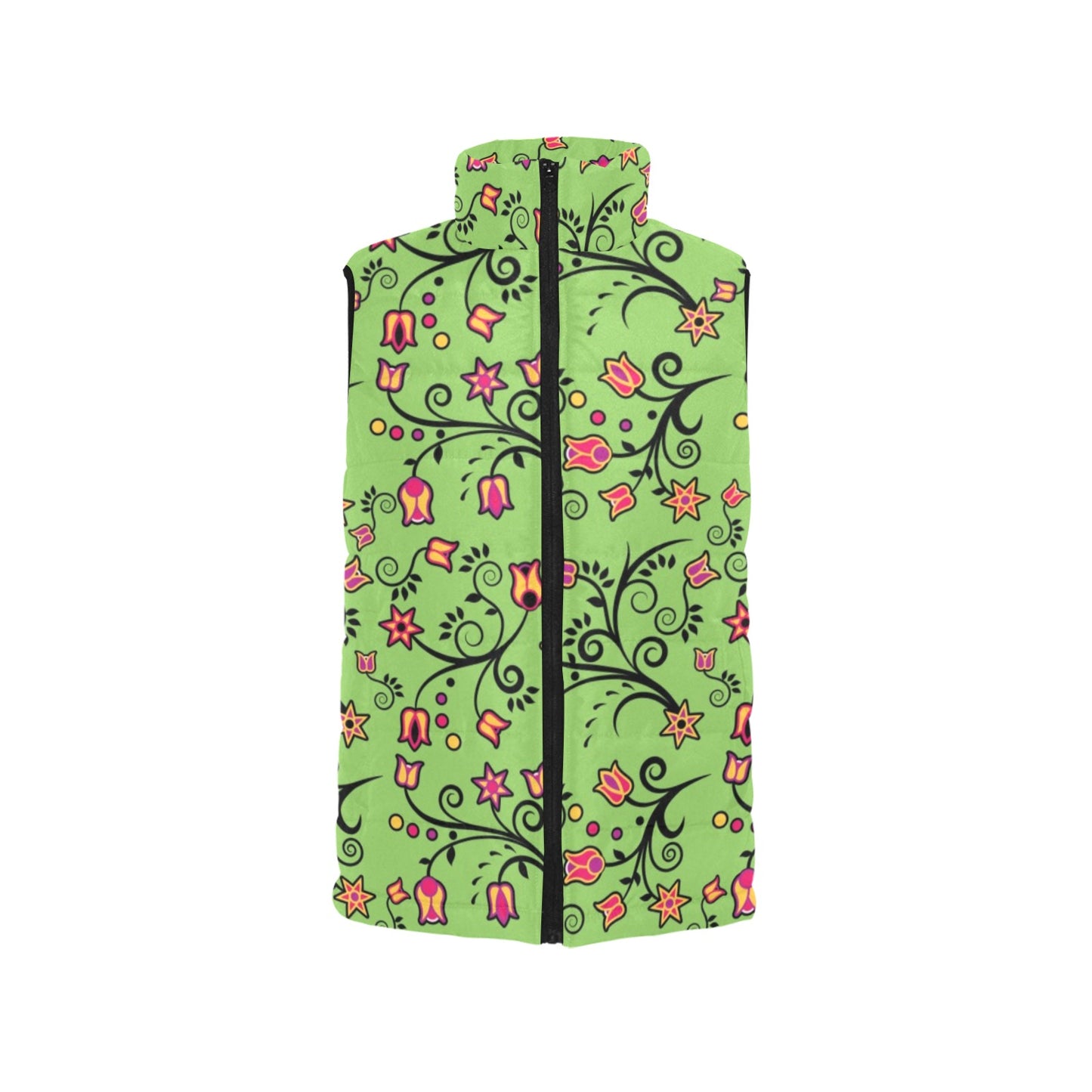 Star Floral Padded Vest