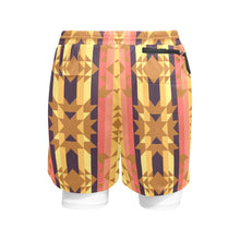 Load image into Gallery viewer, Infinite Sunset Men&#39;s Sports Shorts with Compression Liner
