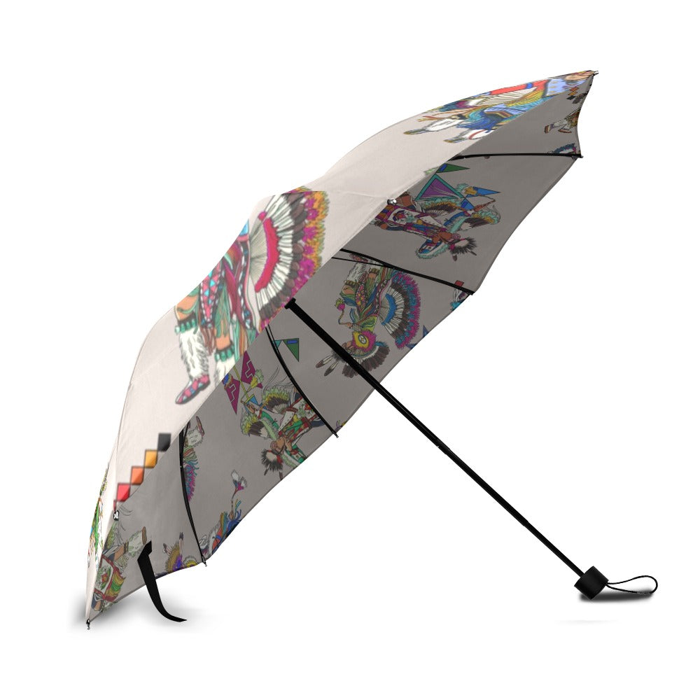 Men's Fancy Dancers Muslin Foldable Umbrella