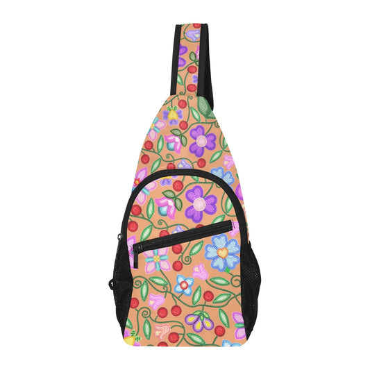 Petal Harmony Terracotta Chest Bag
