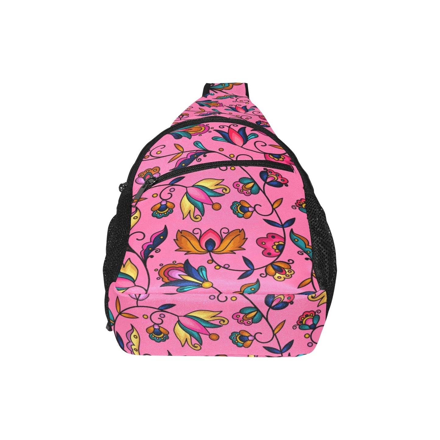 Copper Prairie Petals Pink  Chest Bag