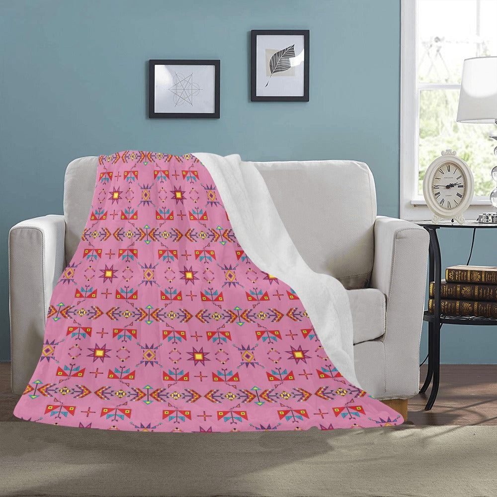 Scattered Generations Pink Ultra-Soft Micro Fleece Blanket 50"x60"
