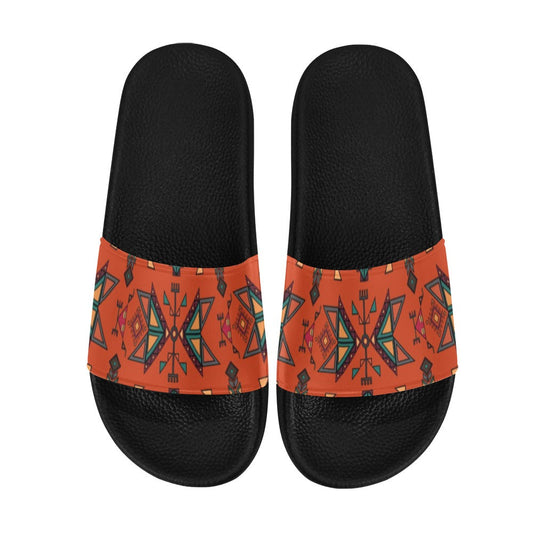 Arrow Dawn Orange Slide Sandals