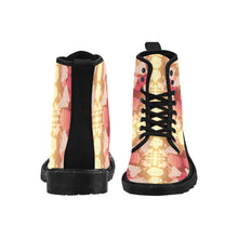 Load image into Gallery viewer, Butterfly and Roses on Geometric Boots
