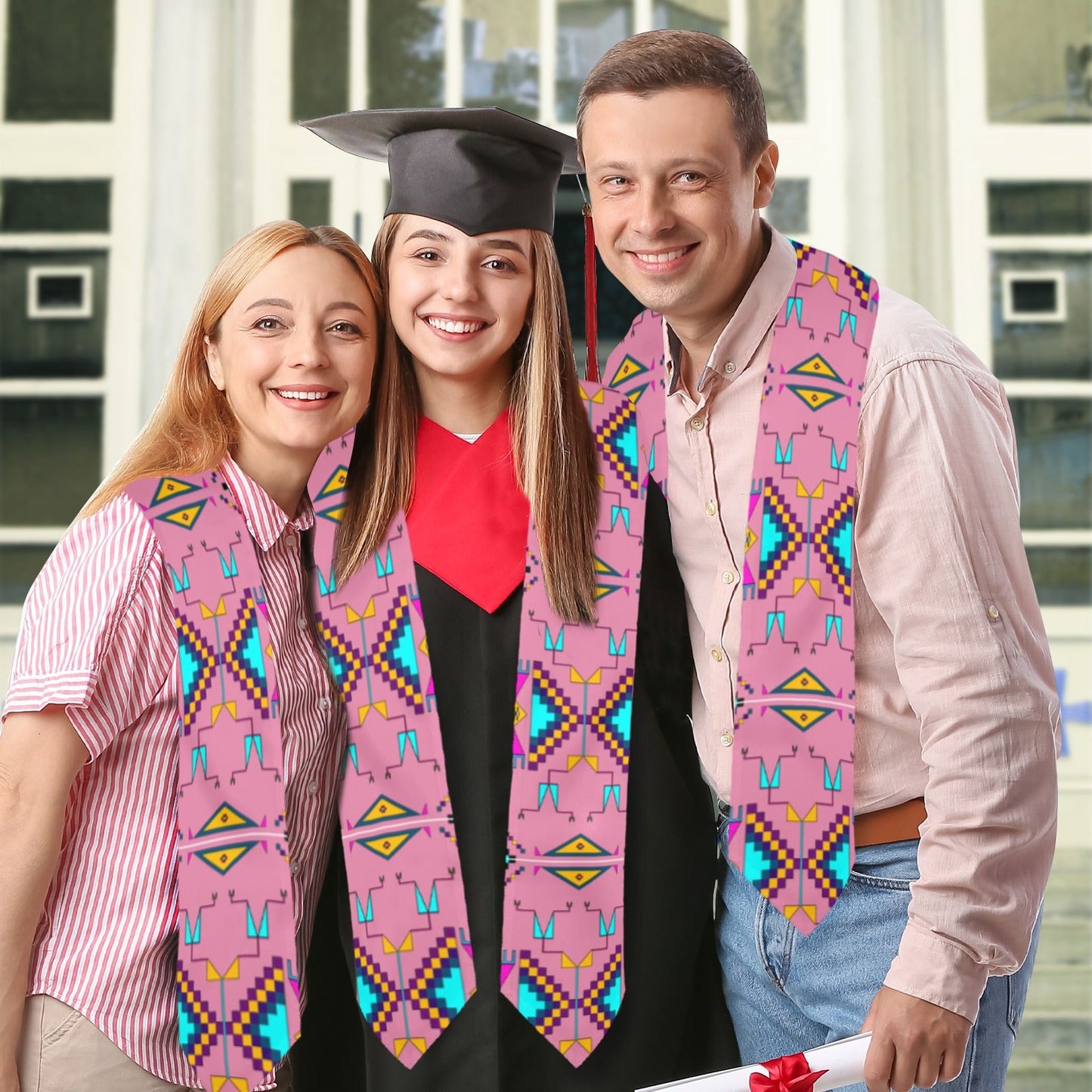 Rite of Passage Pink Graduation Stole
