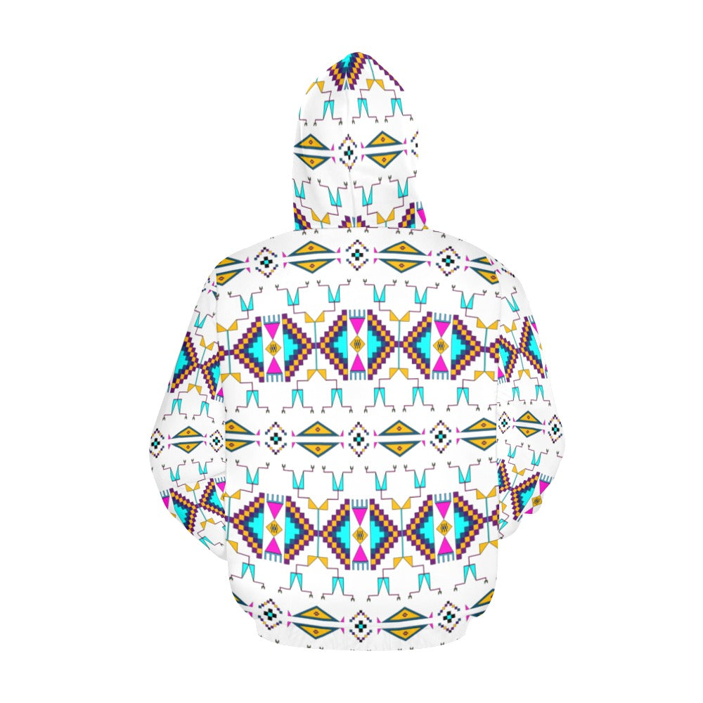 Rite of Passage White Hoodie for Women