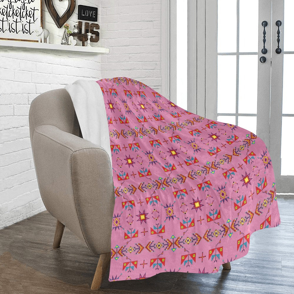 Scattered Generations Pink Ultra-Soft Micro Fleece Blanket 50"x60"