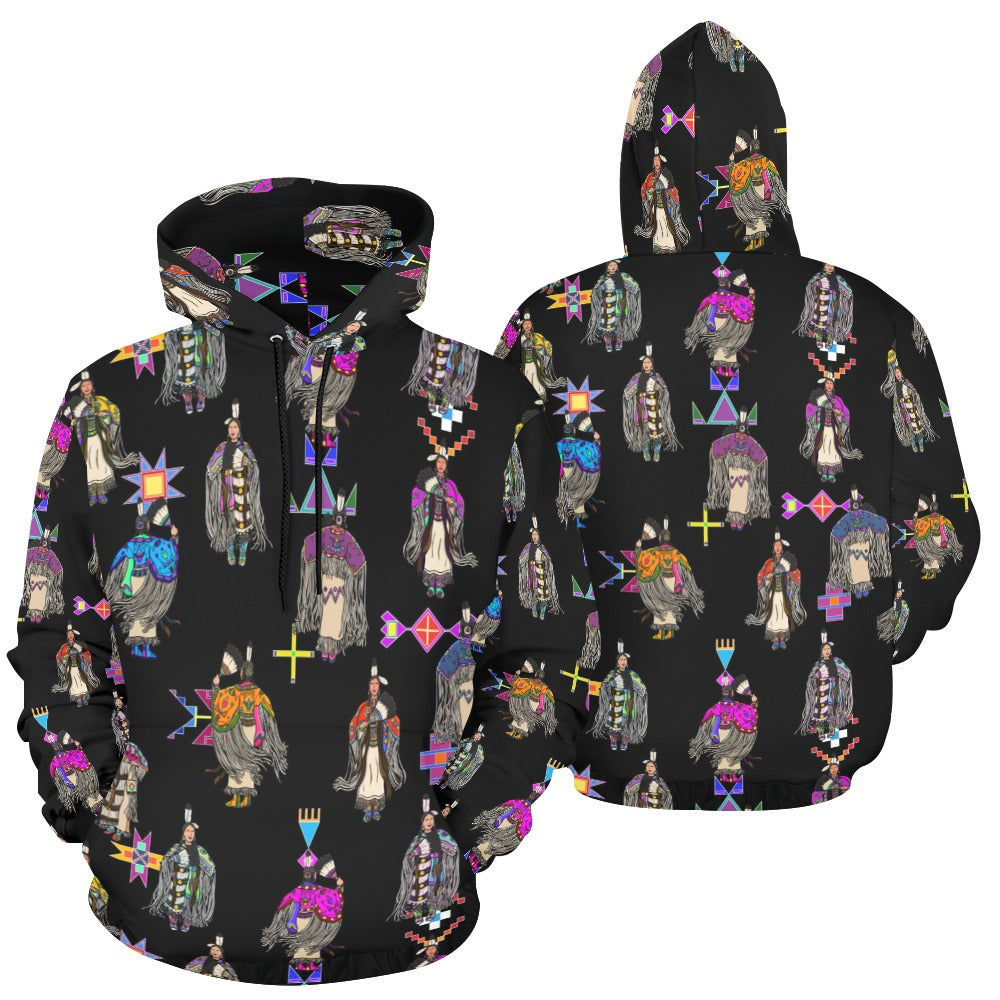 Women's Tradish Dancers Black Hoodie for Women