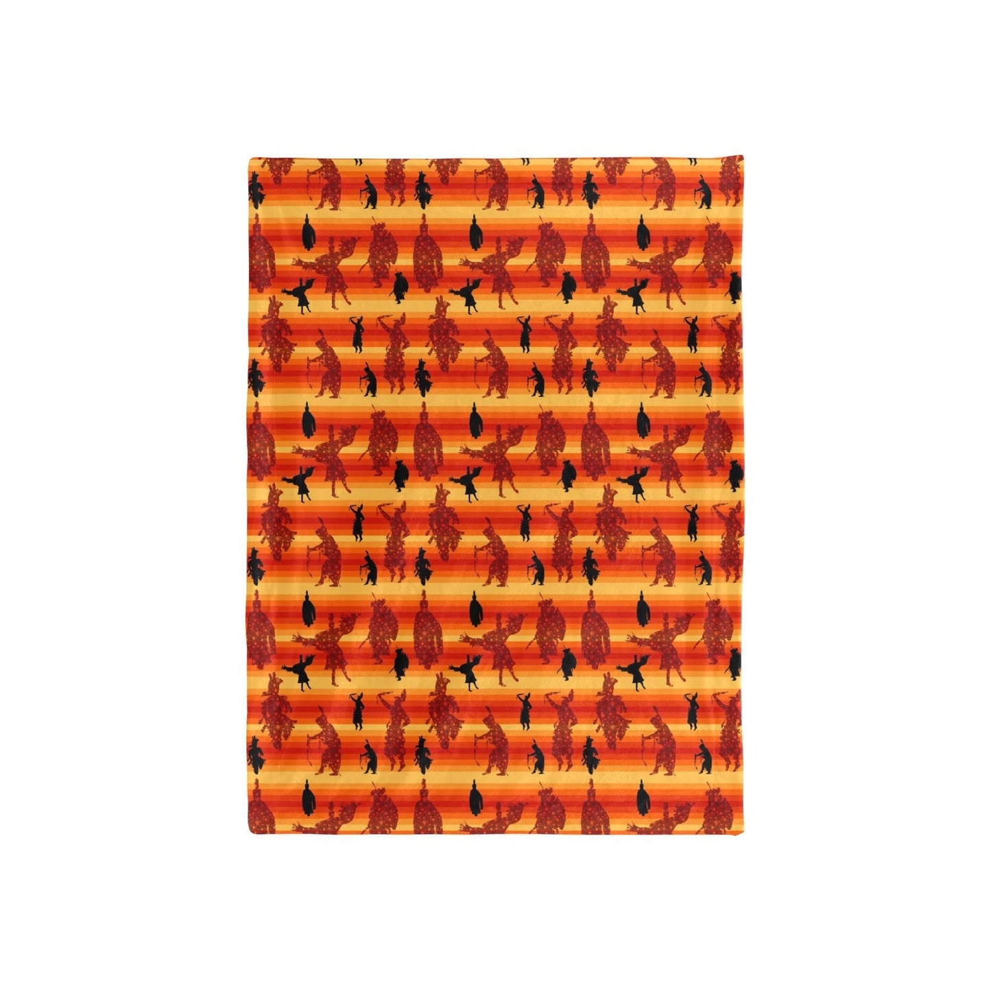 Dancers Brown Baby Blanket 40"x50" Baby Blanket 40"x50" e-joyer 