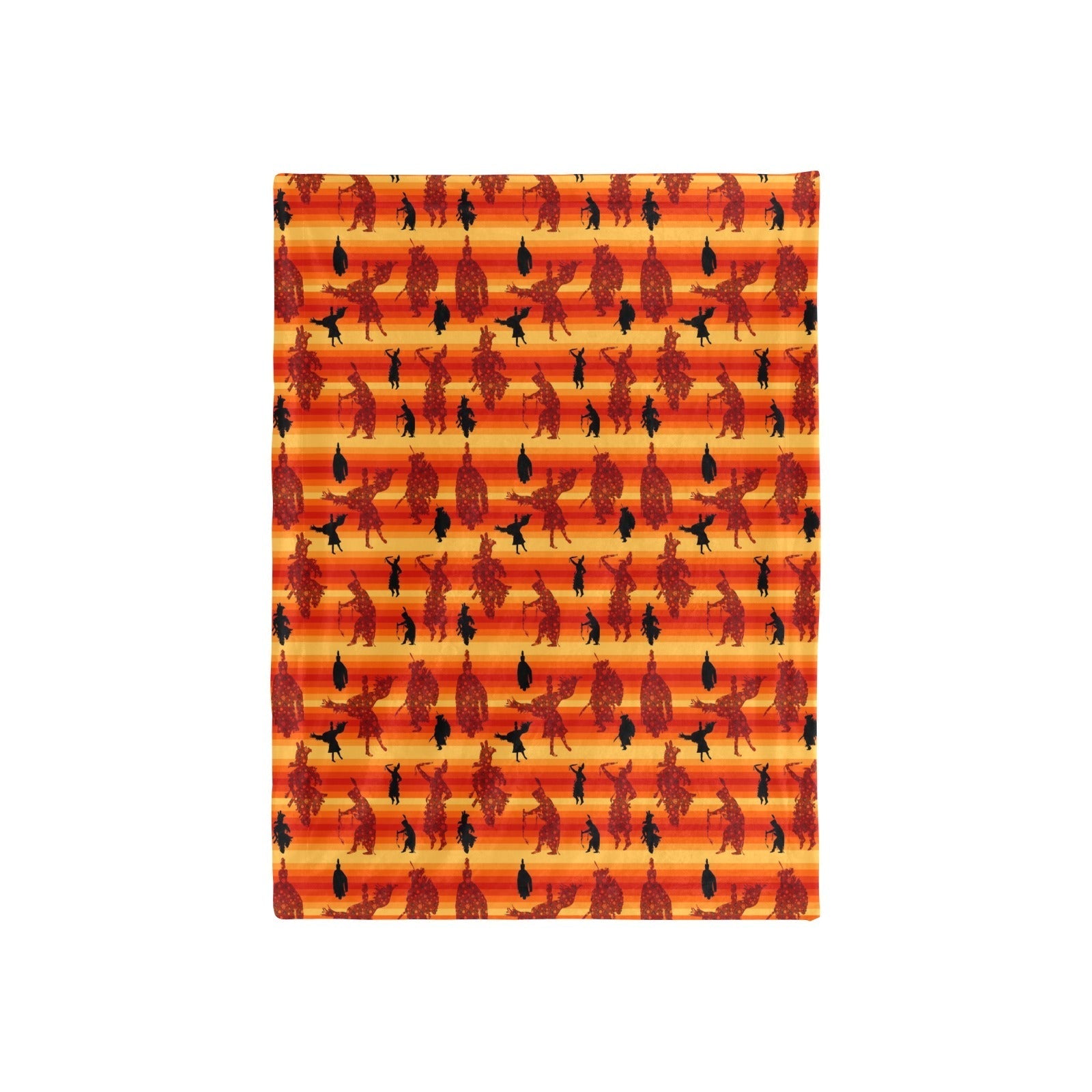Dancers Brown Baby Blanket 40"x50" Baby Blanket 40"x50" e-joyer 