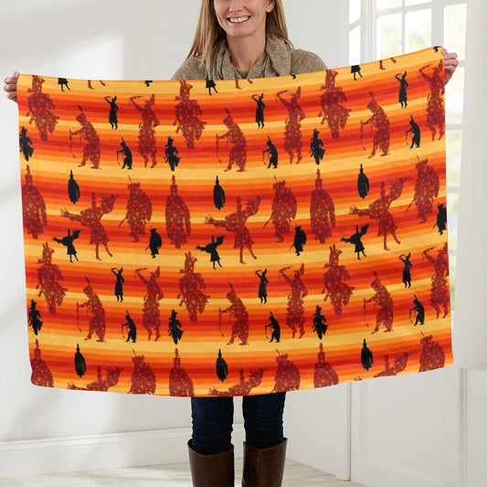 Dancers Large Baby Blanket