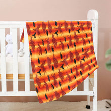 Load image into Gallery viewer, Dancers Brown Baby Blanket 40&quot;x50&quot; Baby Blanket 40&quot;x50&quot; e-joyer 
