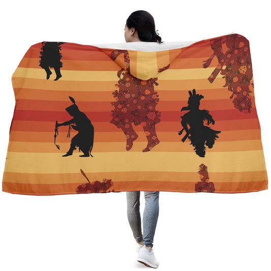 Dancers Hooded Blanket