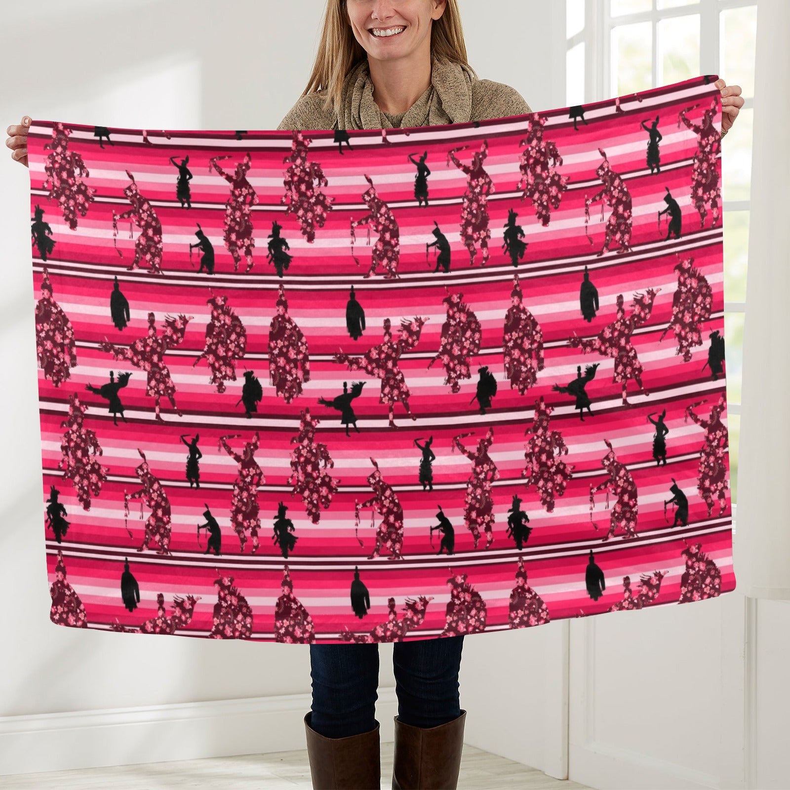 Dancers Floral Amour Baby Blanket 40"x50" Baby Blanket 40"x50" e-joyer 