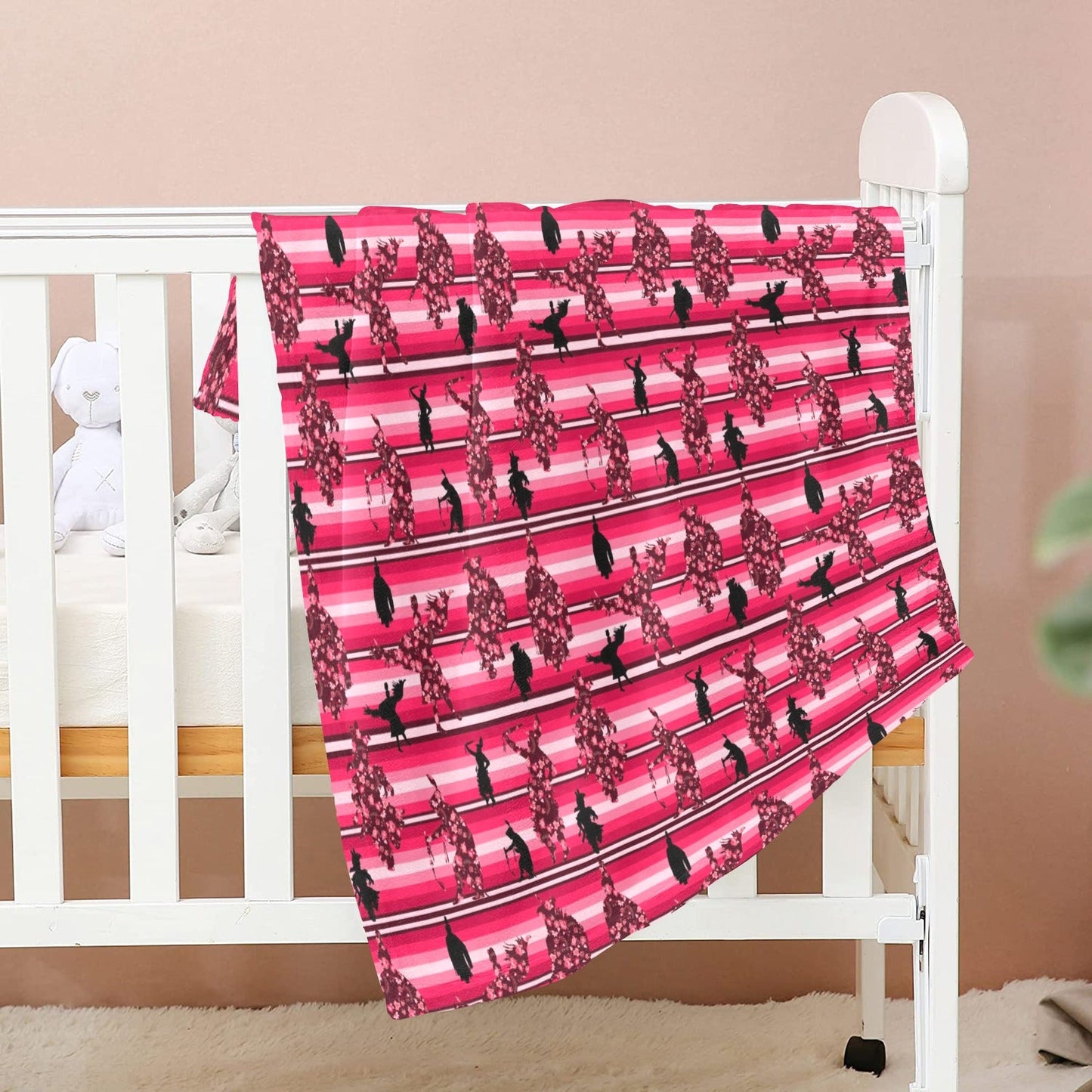 Dancers Floral Amour Baby Blanket 40"x50" Baby Blanket 40"x50" e-joyer 