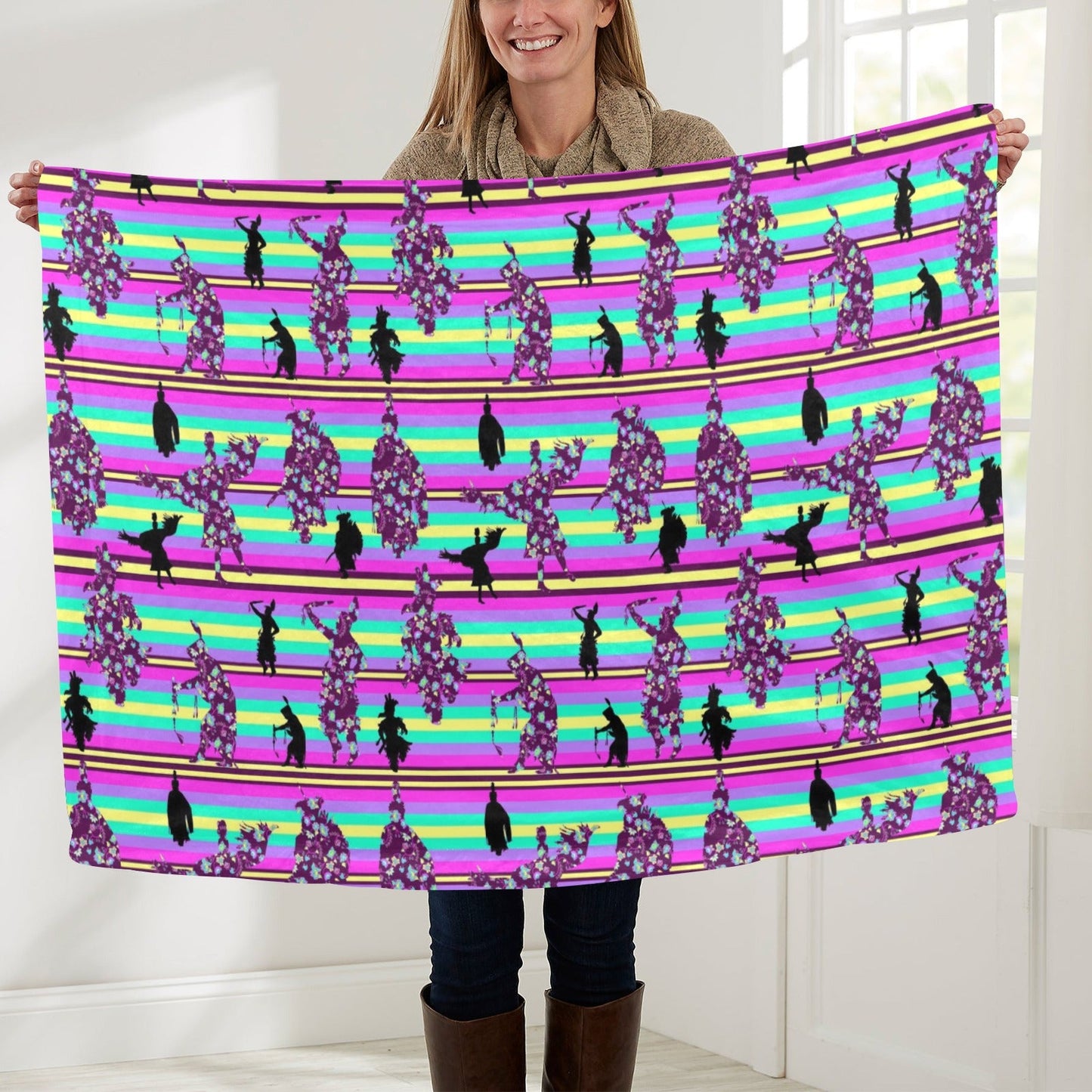 Dancers Floral Contest Baby Blanket 40"x50" Baby Blanket 40"x50" e-joyer 