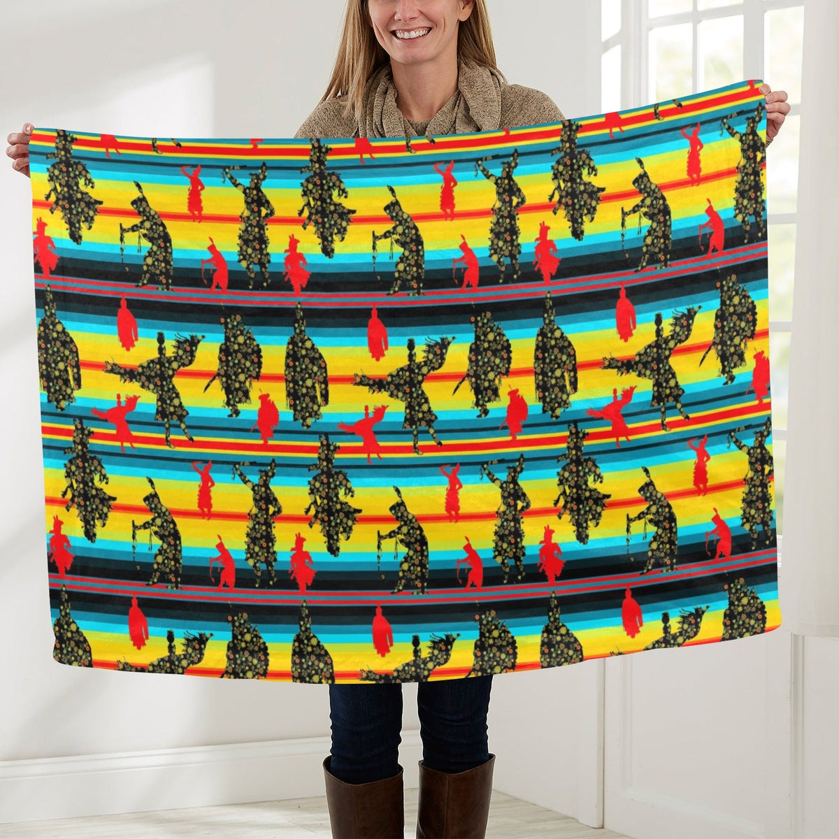 Dancers Midnight Special Large Baby Blanket by 49 Dzine