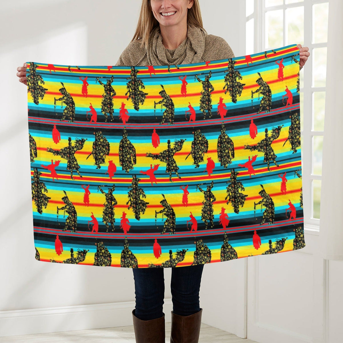 Dancers Midnight Special Small Baby Blanket by 49 Dzine