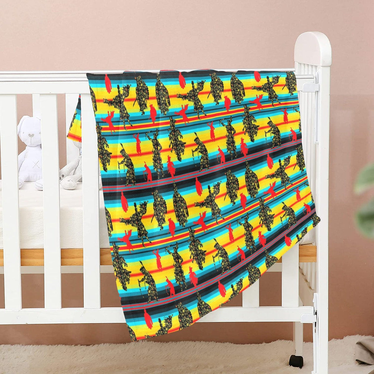 Dancers Midnight Special Small Baby Blanket by 49 Dzine (image 2)