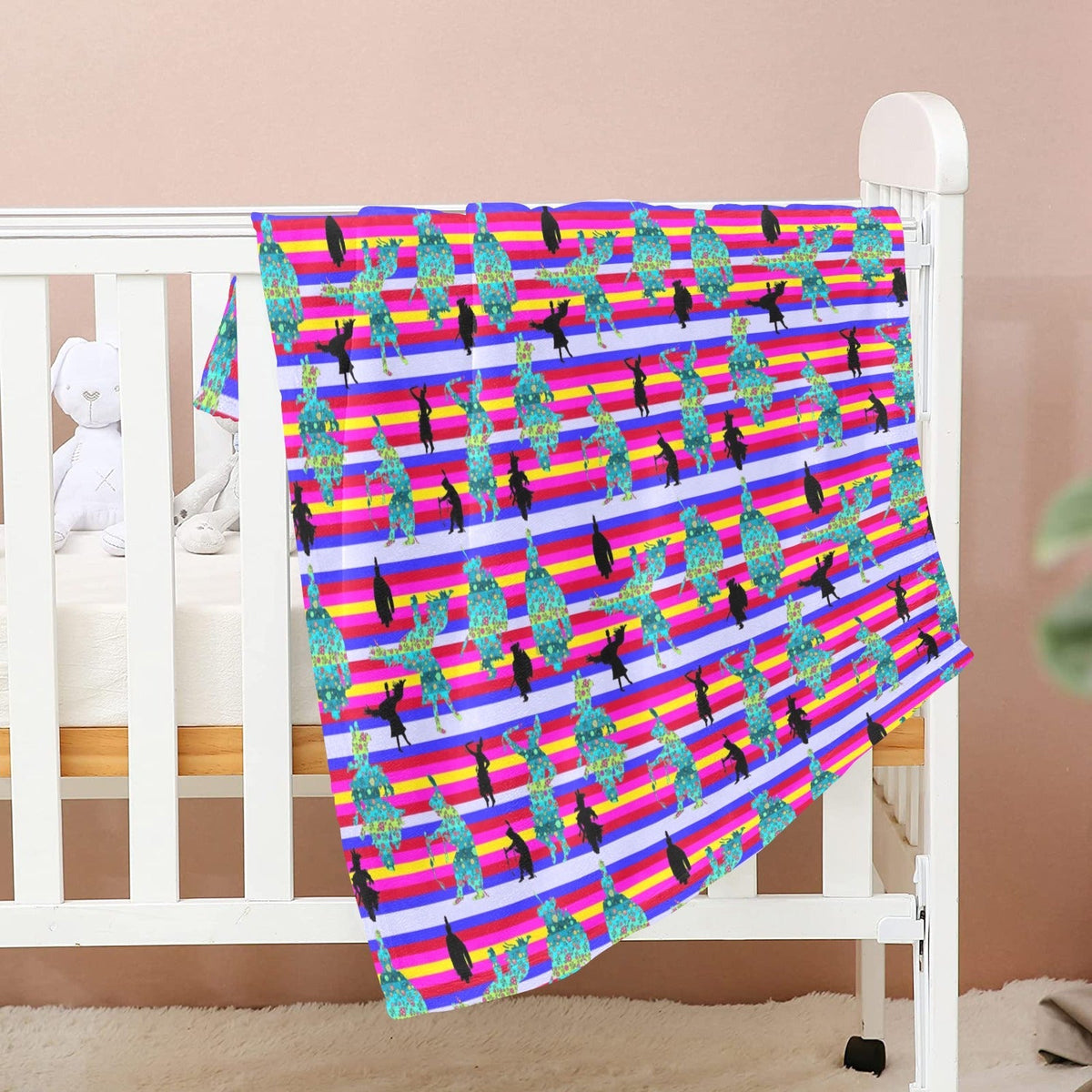 Dancers Sky Dance Large Baby Blanket by 49 Dzine (image 2)