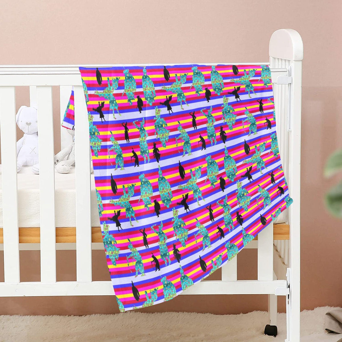 Dancers Sky Dance Small Baby Blanket by 49 Dzine (image 2)