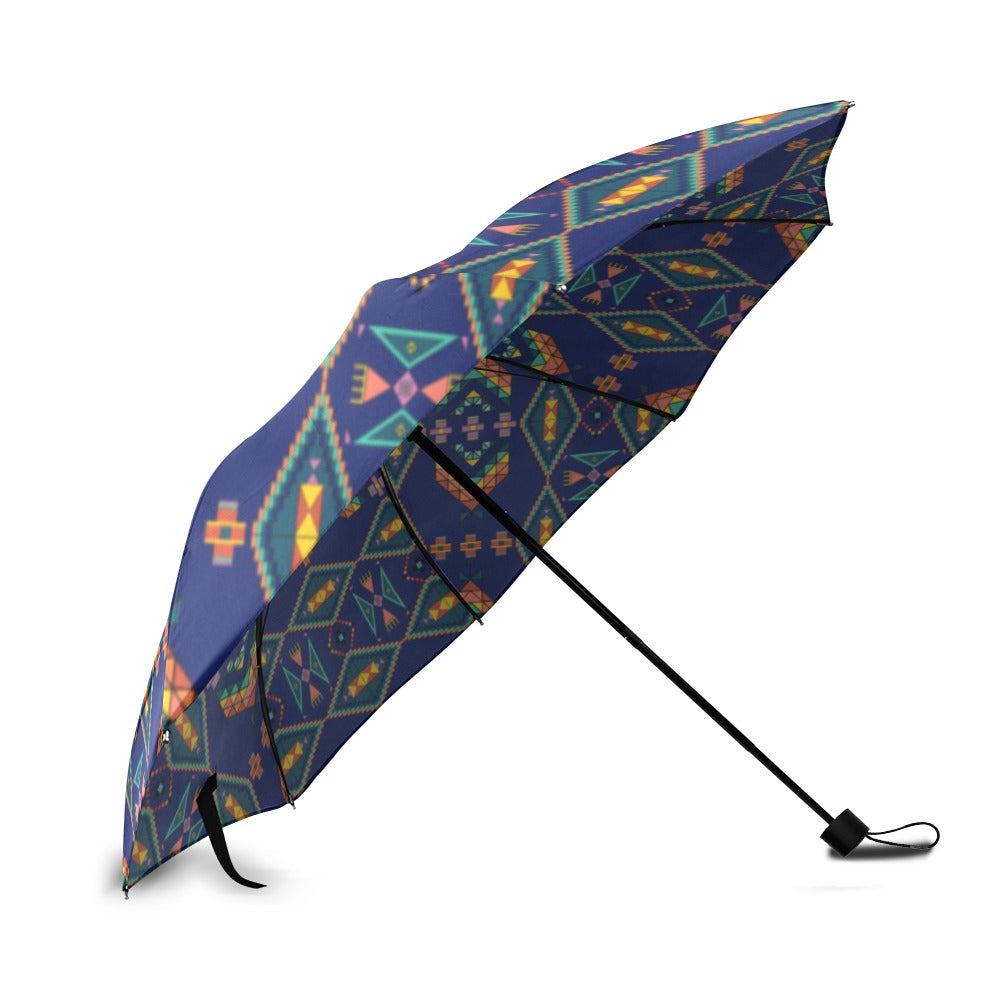 Travois Tipi Blue Foldable Umbrella
