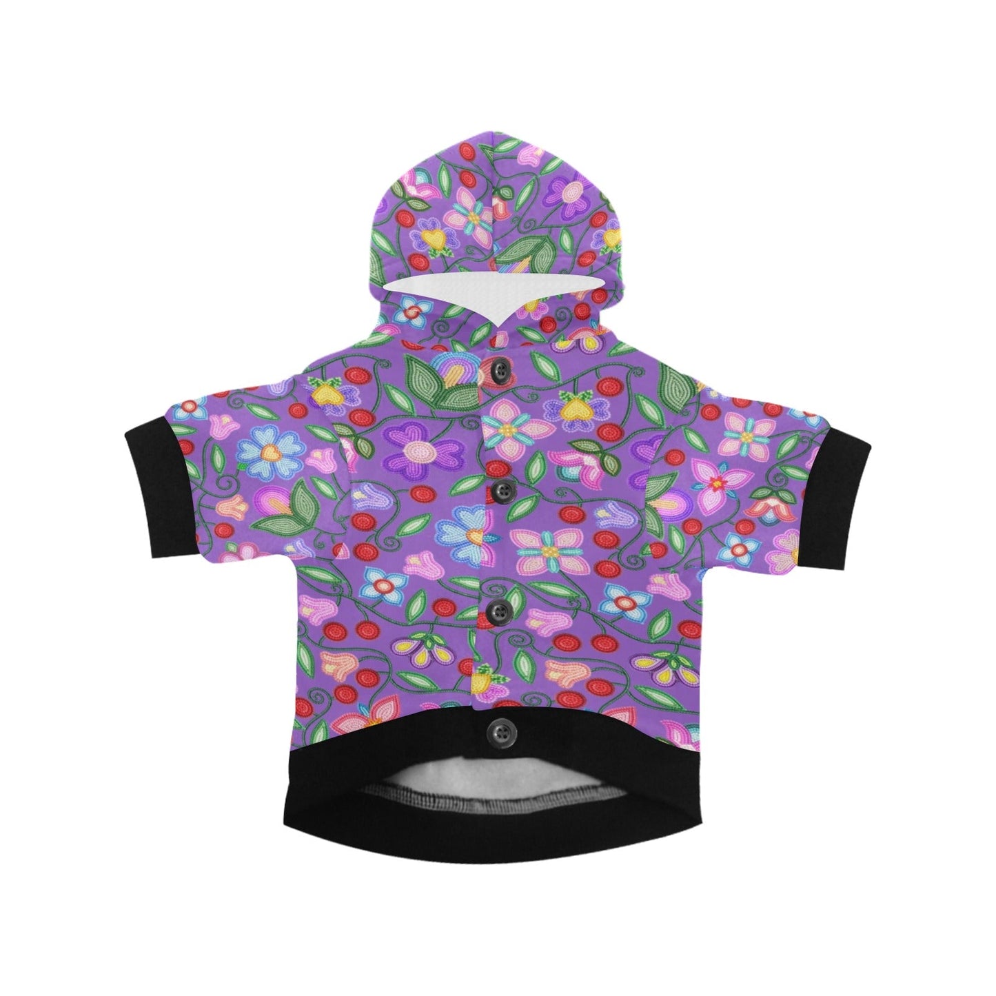 Petal Harmony Lavender Pet Hoodie