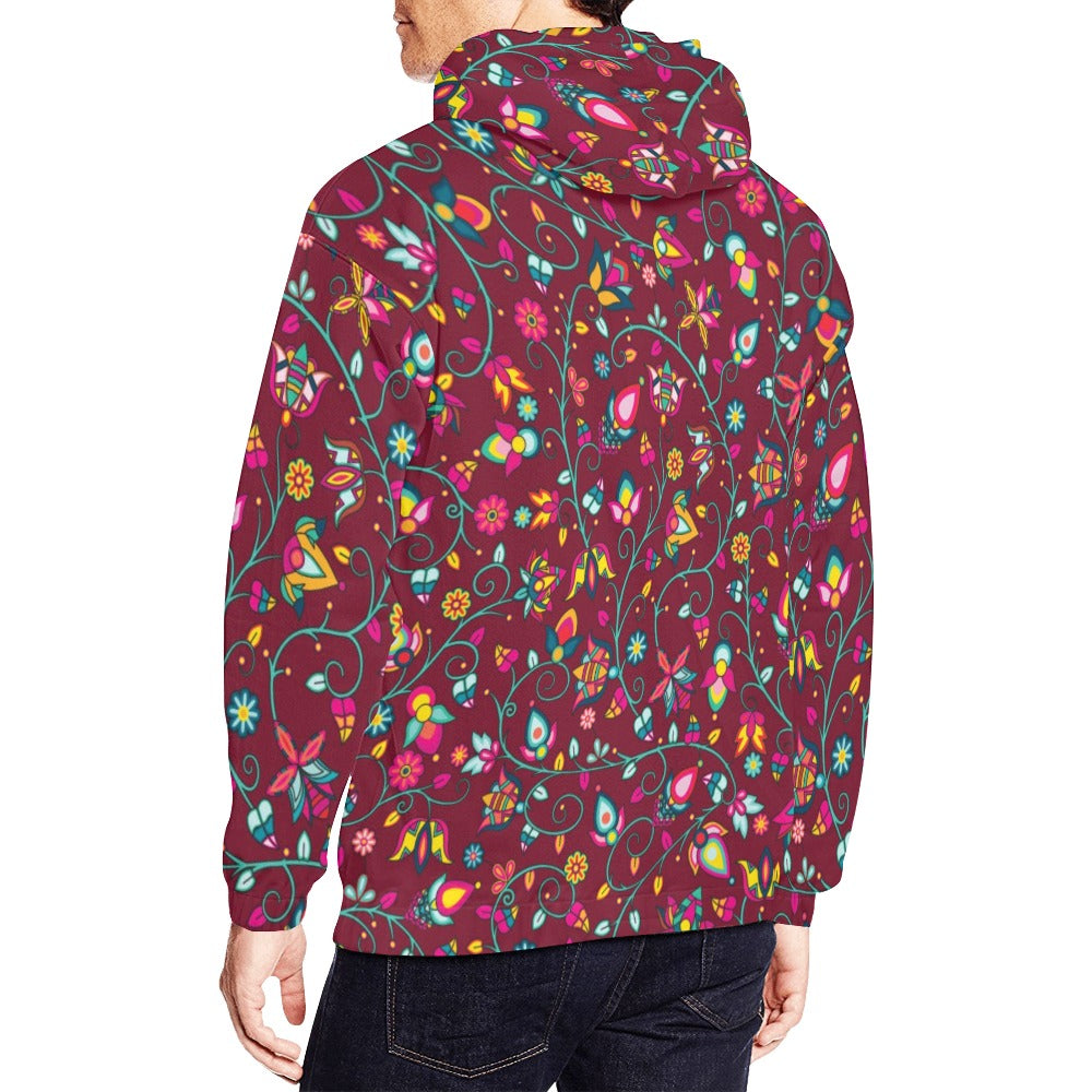 Thorny Path Cranberry Hoodie for Men