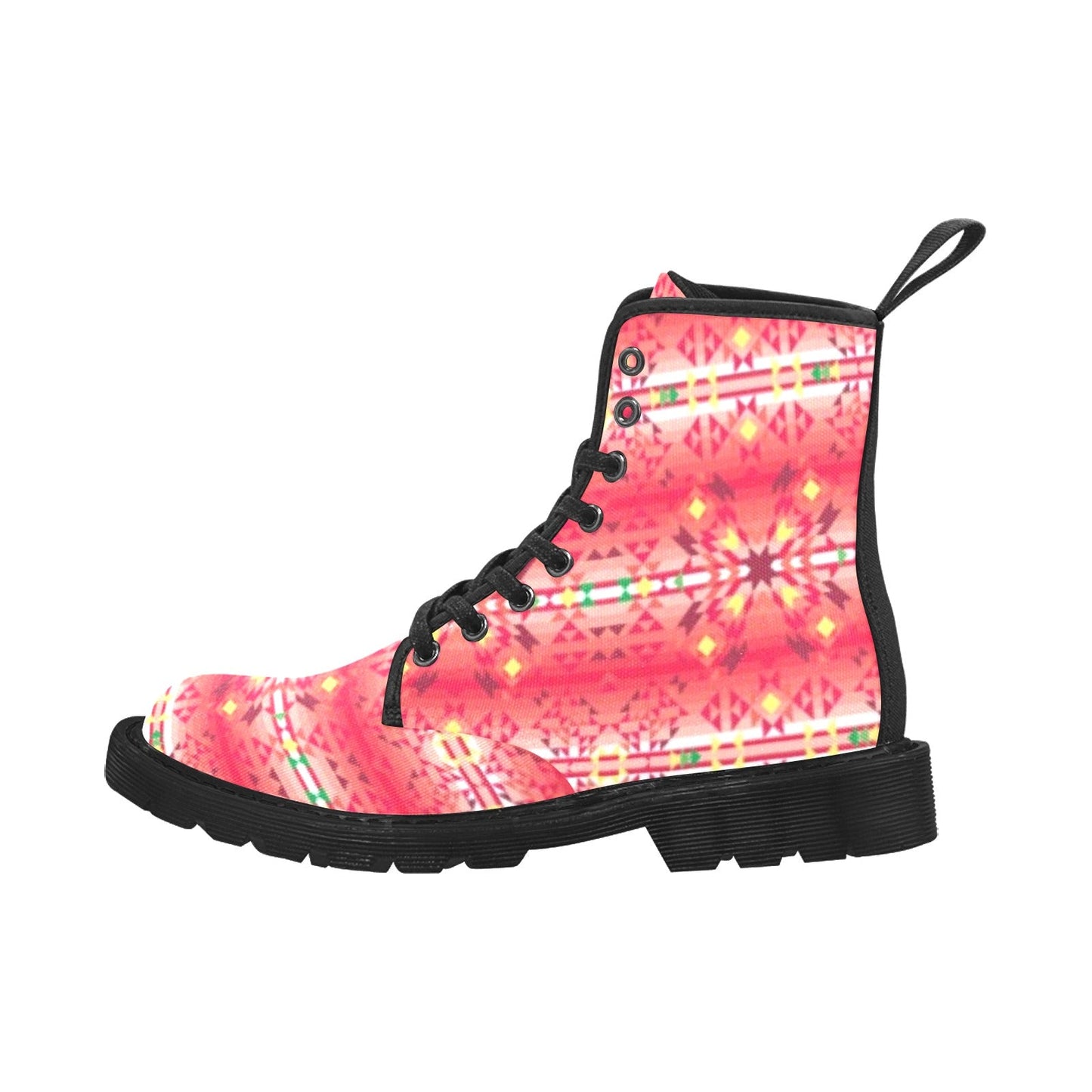 Red Pink Star Boots