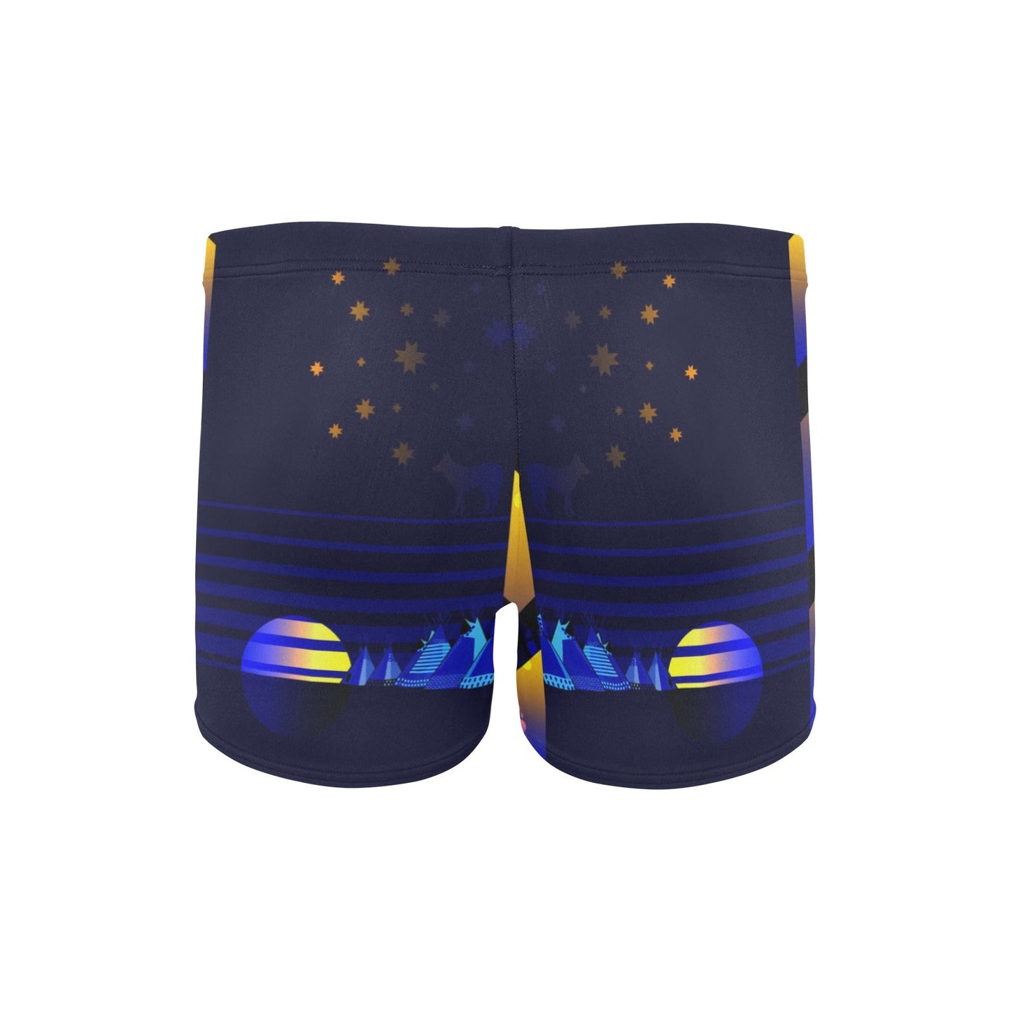 Wolf Star Men's Swimming Trunks