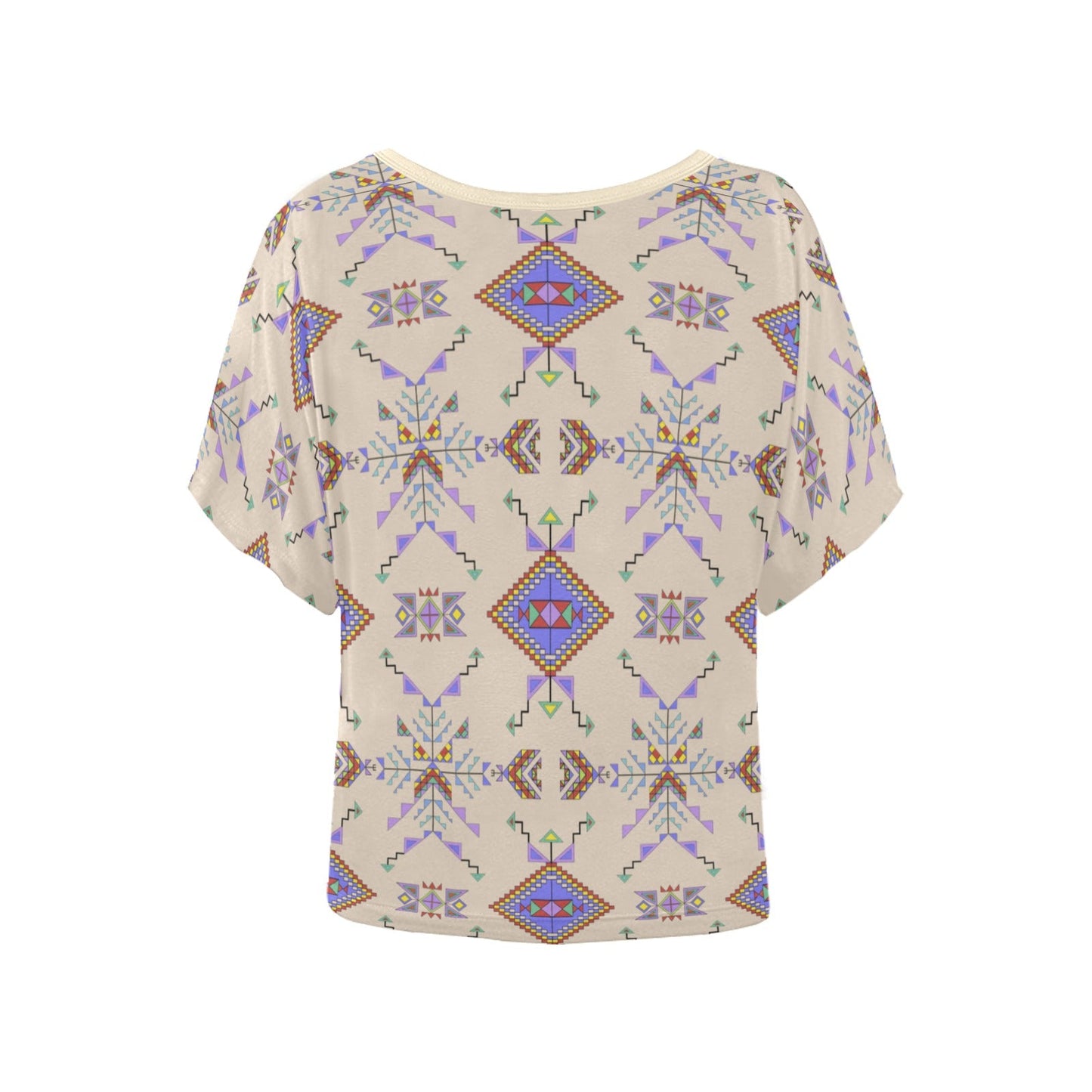 Buffalo Jump Hide Women's Batwing-Sleeved Blouse T shirt