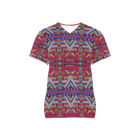 Medicine Blessing Pink Scrub Top