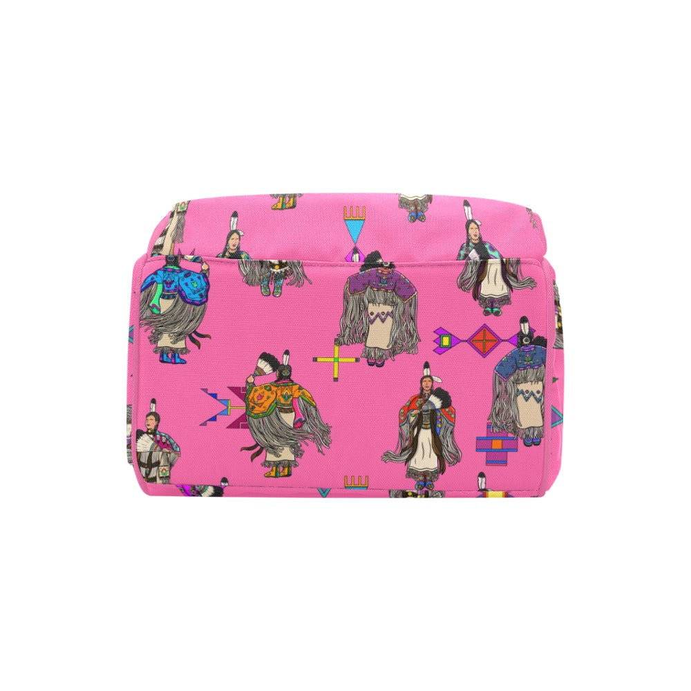 Women's Tradish Dancers Pink Multi-Function Diaper Backpack