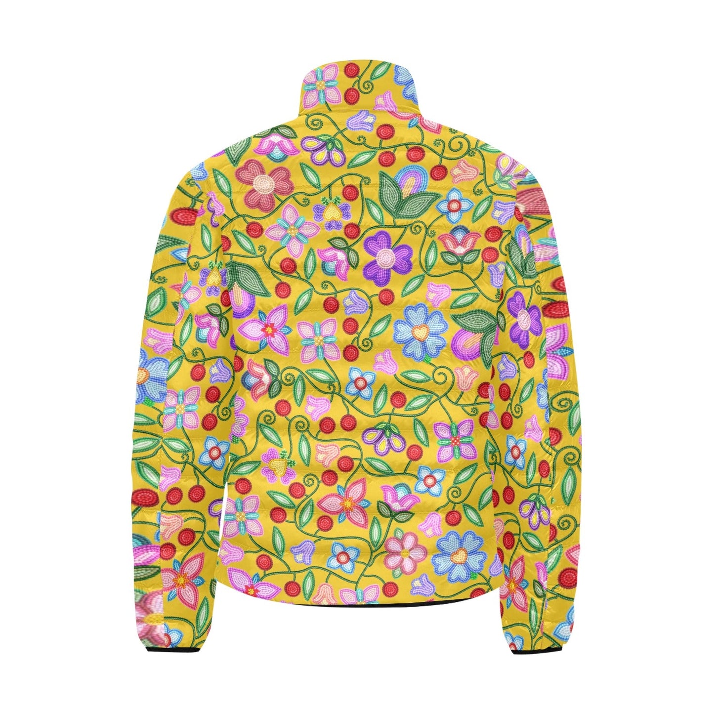 Petal Harmony Ochre Padded Jacket