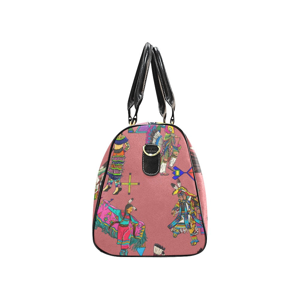 Grand Entry Dancers Terra Cotta Large Travel Bag