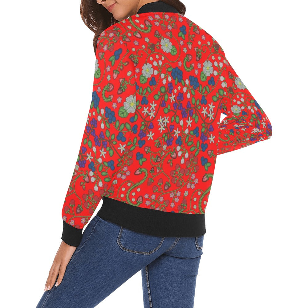 Grandmother Stories Fire Bomber Jacket for Women