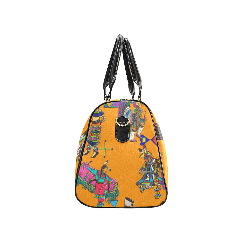Grand Entry Dancers Orange Large Travel Bag