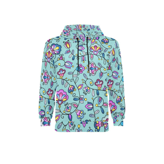 Autumn Bundle Blessing Turquoise Fleece Hoodie