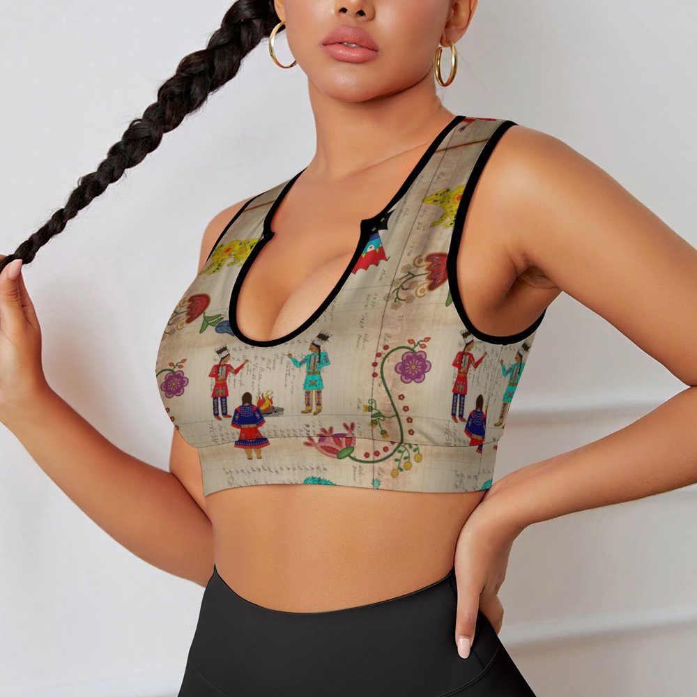 Floral Ledger Way of Life Yoga Top
