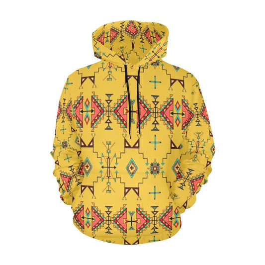Thunder Flight Yellow Hoodie for Men