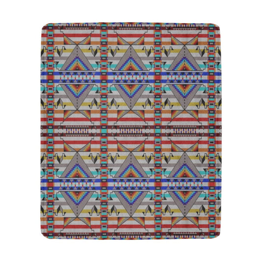Medicine Blessing White Ultra-Soft Micro Fleece Blanket 50"x60"
