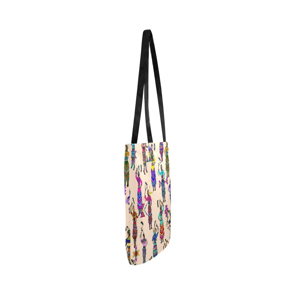 Women's Jingle Dancers Muslin Reusable Shopping Bag