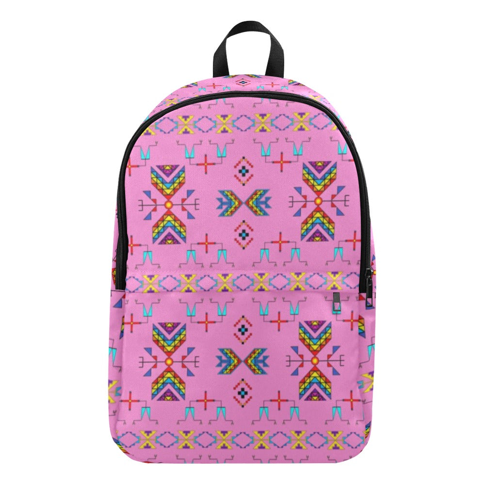 Rainy Chief Rainbow Blush Fabric Backpack for Adult
